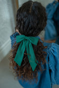 Load image into Gallery viewer, Coquette Chiffon Bow, Emerald
