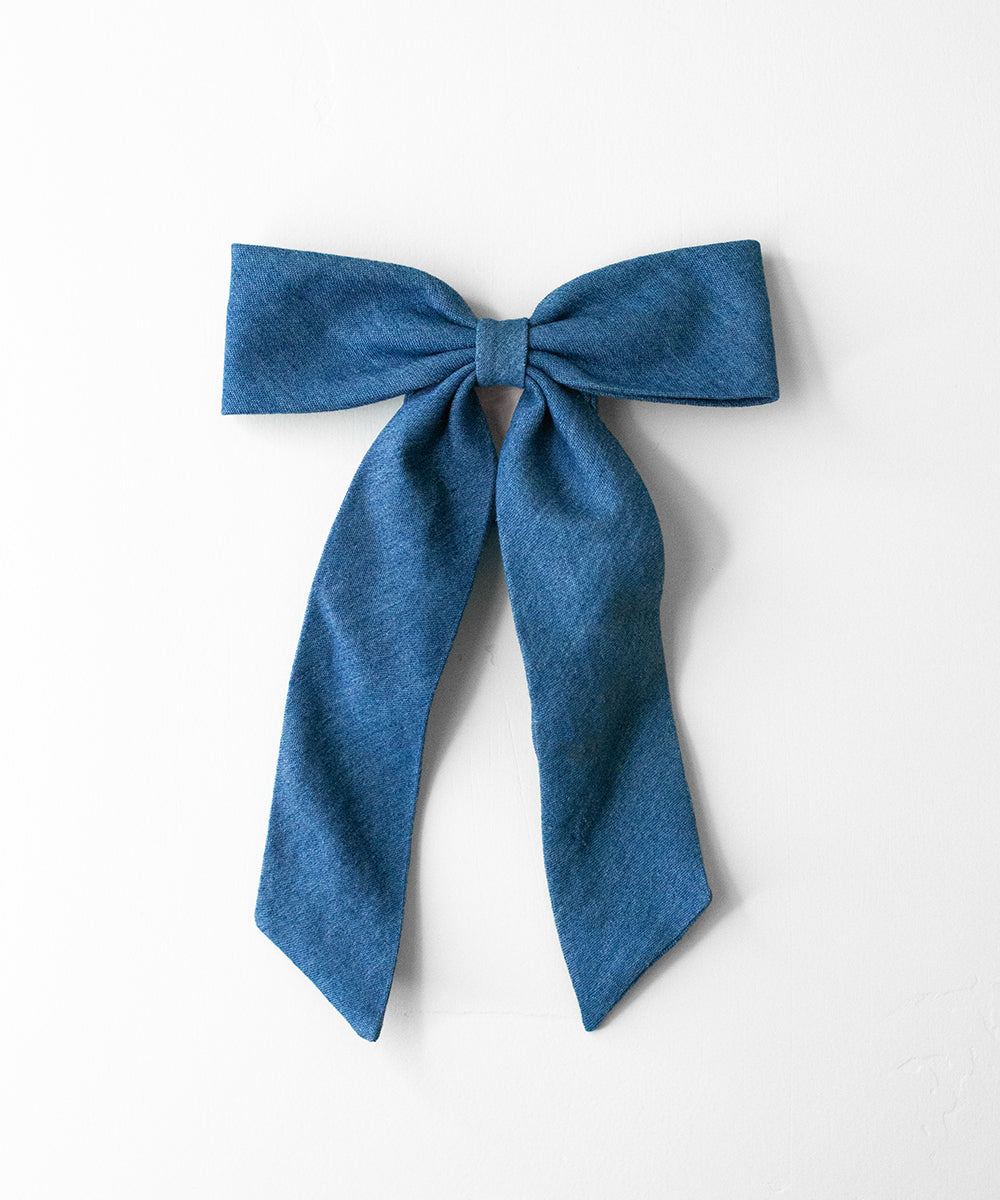 JB Strong Denim Bow