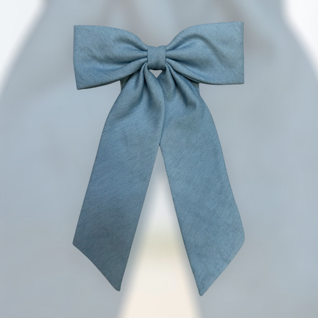 JB Strong Denim Bow