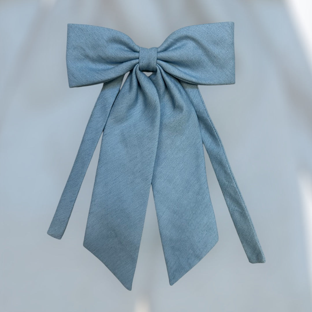 JB Strong Denim Bow