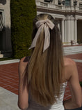 Load image into Gallery viewer, Coquette Chiffon Bow, Sable
