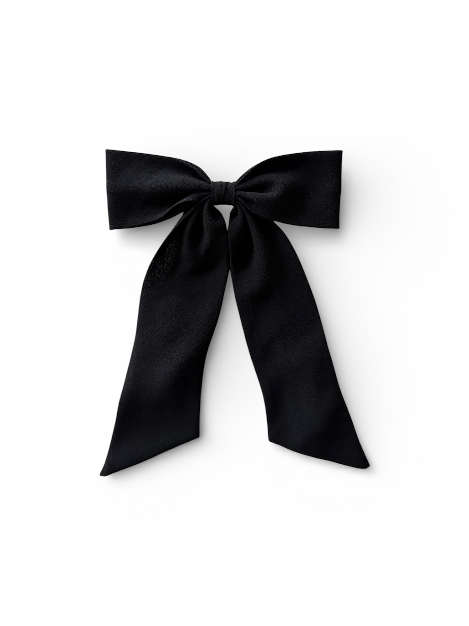 Coquette Chiffon Bow, Black
