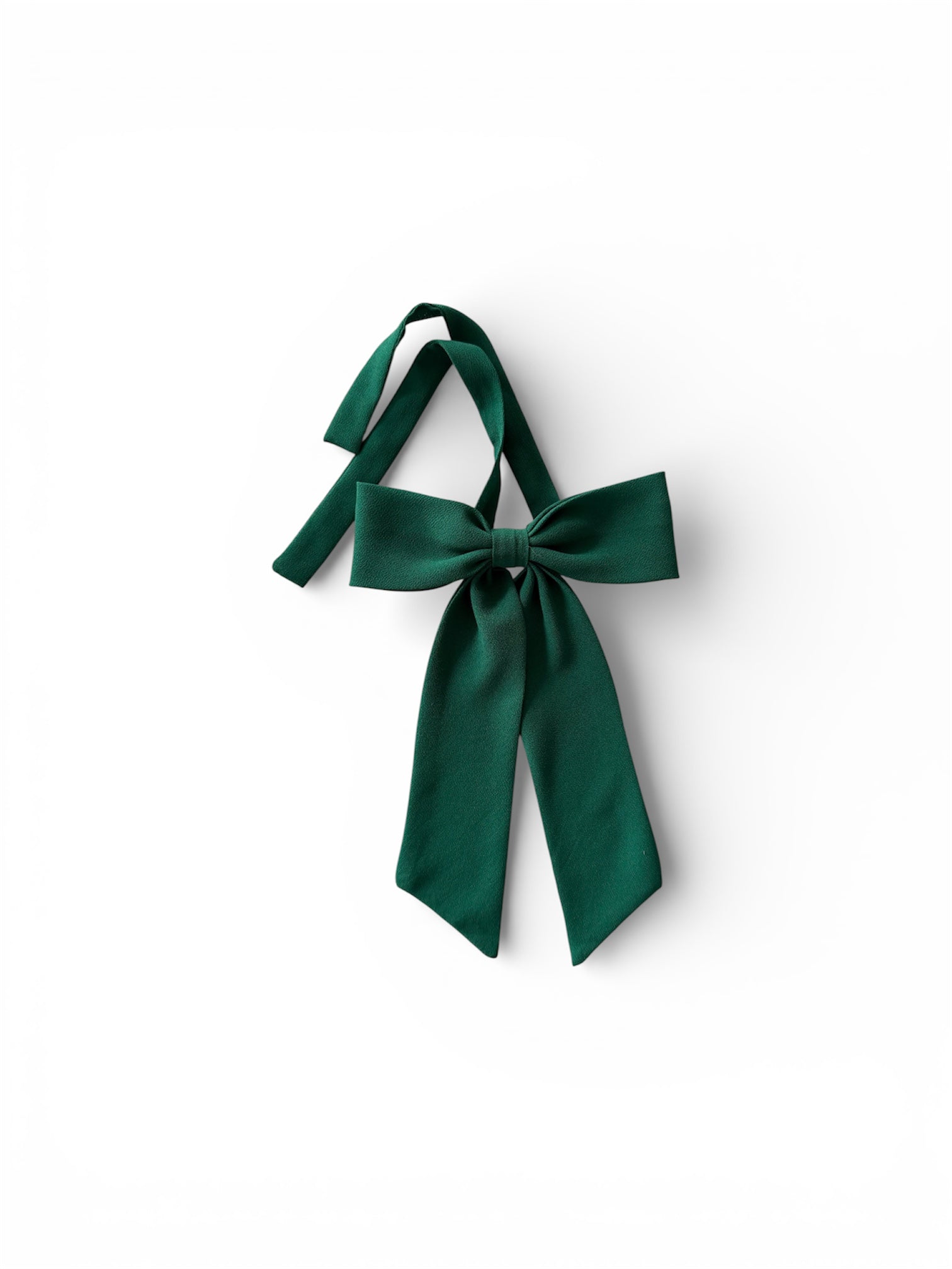 Coquette Chiffon Bow, Emerald